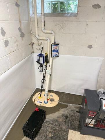 Waterproofing System Installed in Cleveland, OH - After Photo