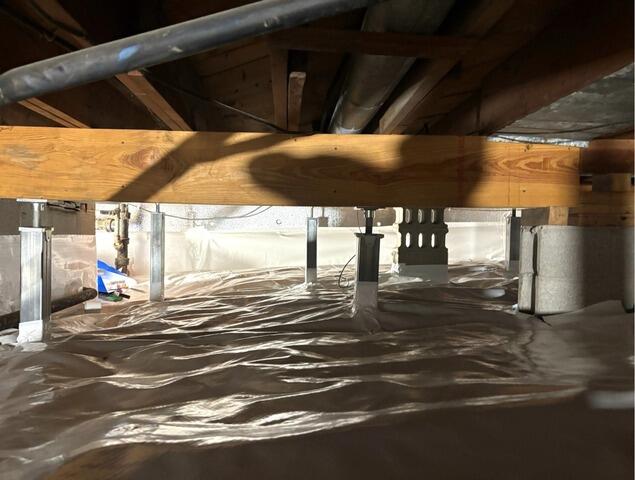 Foundation Repair and Waterproofing Crawl Space Job in Elyria, OH