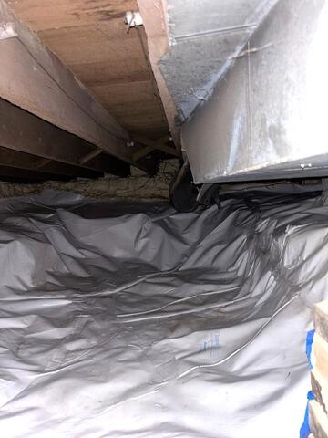 100-Year-Old Crawl Space Repaired in Bascom, OH - After Photo