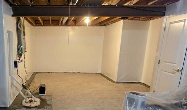 Moldy and Wet Basement in Hinckley, OH