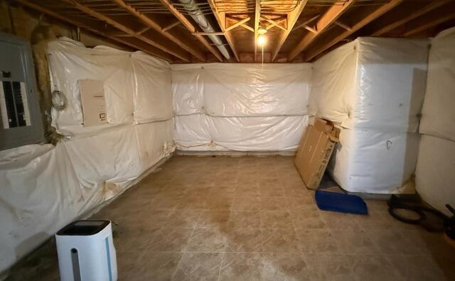 Moldy and Wet Basement in Hinckley, OH