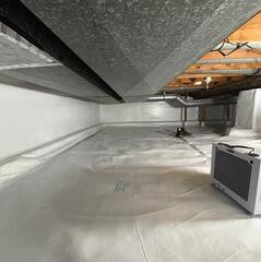 Waterproofed Crawl Space in Rocky River, OH