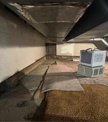Waterproofed Crawl Space in Rocky River, OH