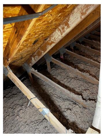 Attic Floor Insulated with Cellulose in Broadview Heights, OH
