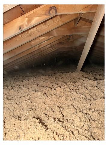 Under-Insulated Attic Insulated with Cellulose in Sandusky, OH