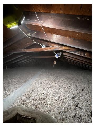 Attic Packed with Cellulose in Fairlawn, OH - After Photo