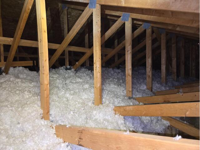 Full Attic Insulated in Brunswick, OH - Before Photo