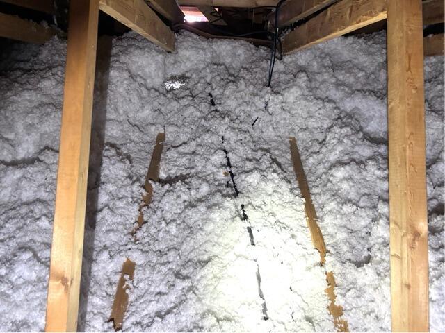 Fully Insulated Attic in North Ridgeville, OH - Before Photo