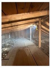Attic Filled with Cellulose in Cleveland, OH