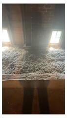 Old Attic Insulated with TruSoft Cellulose in Euclid, OH