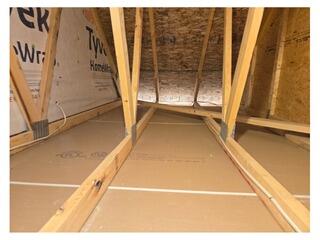 New Build Garage Attic Insulated in North Ridgeville, OH