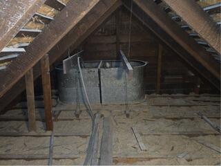 Newly Insulated Attic in Ashland, OH