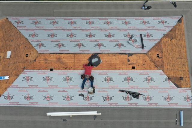 Roof Replacement in Joliet, IL - Before Photo