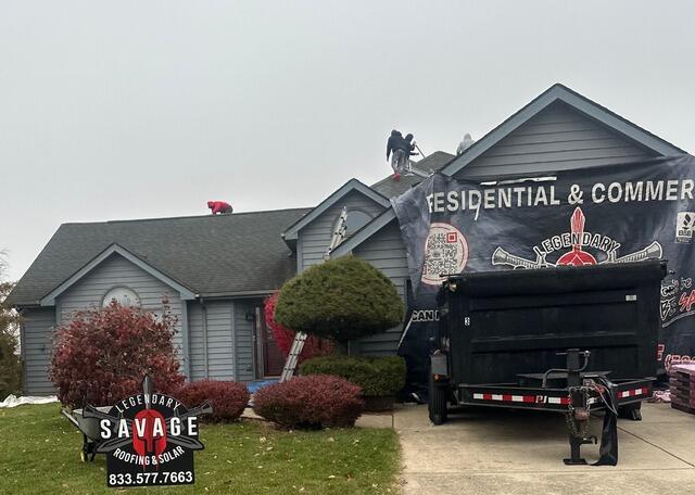 Roof & Gutter Replacement in Joliet, IL - Before Photo