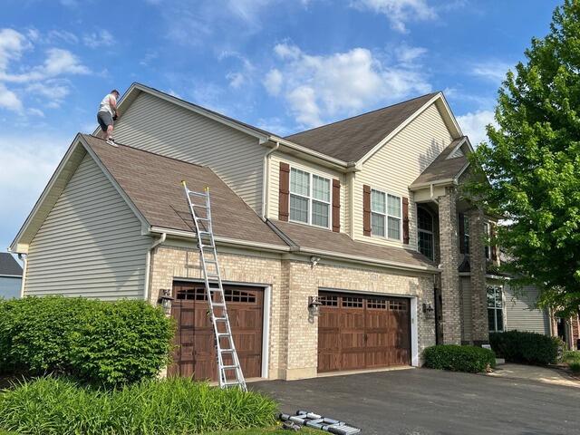 Roof & Gutter Replacement in Plainfield, IL - Before Photo