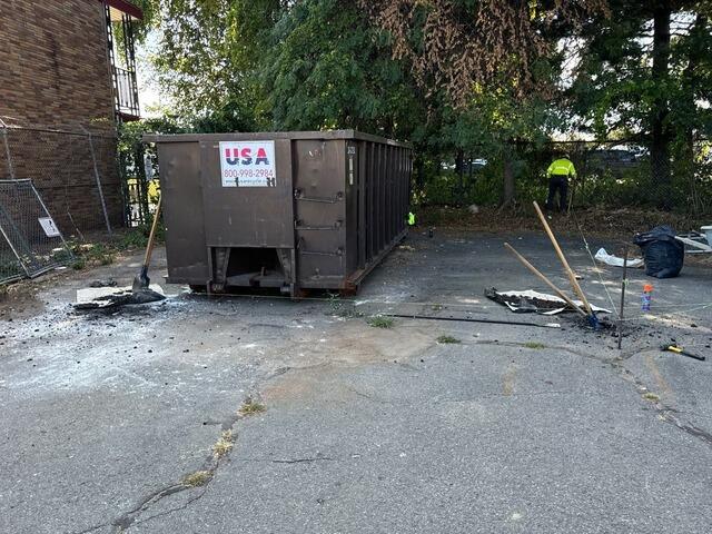 Brand New Dumpster Enclosure in East Hartford, CT