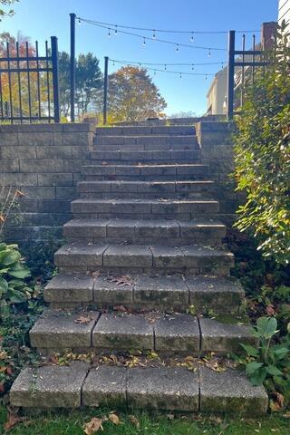 Aluminum Stair Railing Installation in Glastonbury, CT