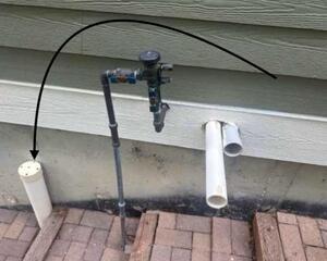 Radon Mitigation System - Passive Activation Installation in Lafayette, CO