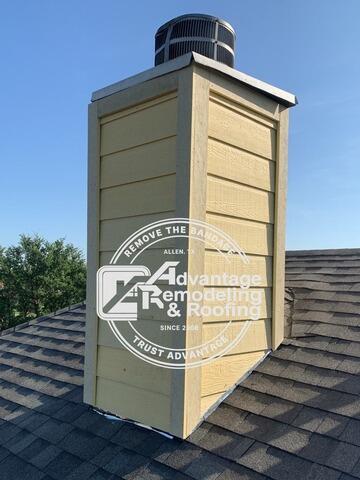 Before & After Chimney Repair and Roof Flashing Restoration in Allen, TX