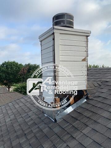 Before & After Chimney Repair and Roof Flashing Restoration in Allen, TX