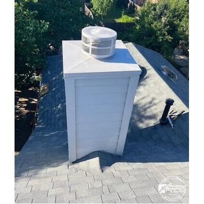 Chimney Siding Replacement in Allen, TX - After Photo