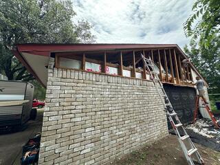 Before & After Chimney Siding Replacement in Allen, TX