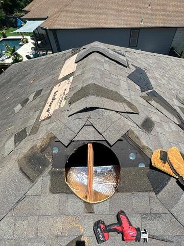 Installed New Solar Vent in New Braunfels, Texas
