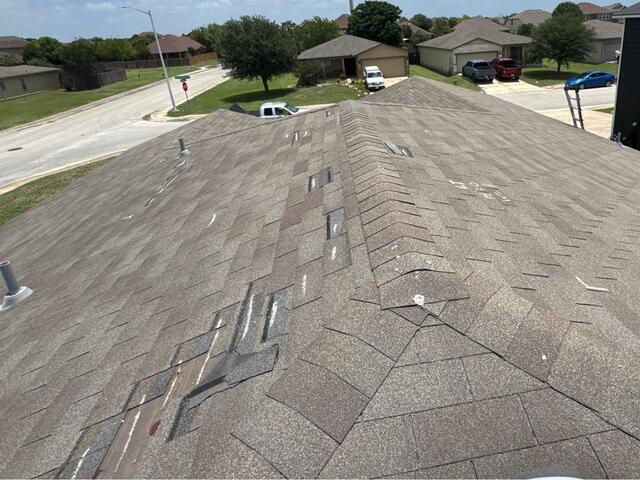 Wind Damaged Roof in New Braunfels, Texas