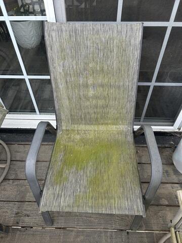 Washing Patio Furniture in Seaford, DE - Before Photo
