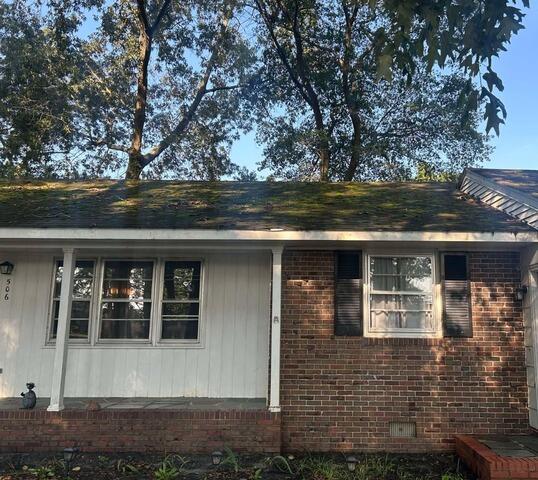 Moss Removal and Roof Wash in Salisbury, MD - Before Photo