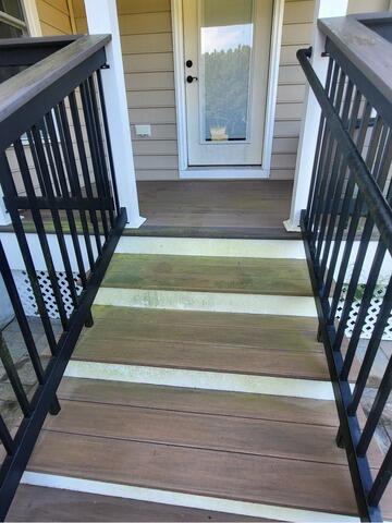 Deck Washing in Parsonsburg, MD - Before Photo