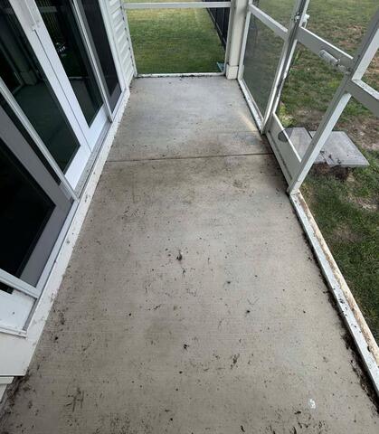 Washing Concrete in Millsboro, DE - Before Photo