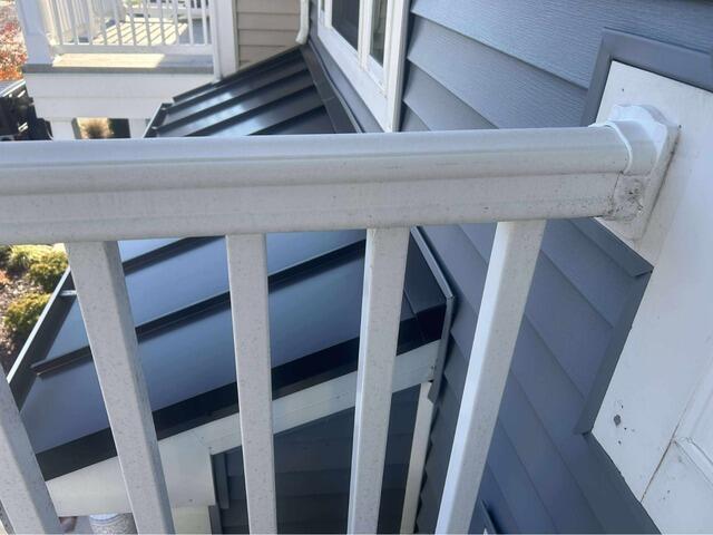 Vinyl Railing Cleaning in Lewes, DE - Before Photo