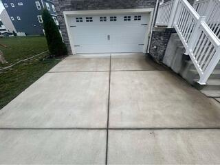 Concrete Driveway Soft Washing in Millsboro, DE
