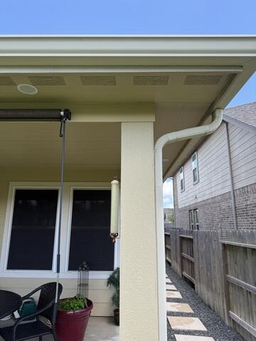 Exterior Gutter Brightening in Missouri, TX - After Photo