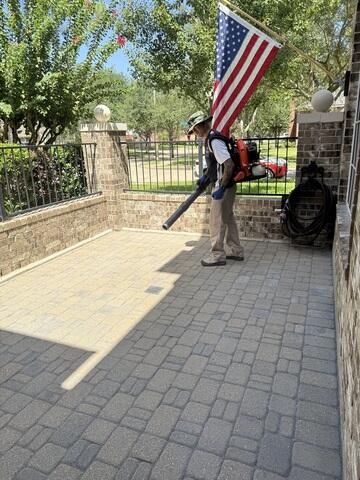 Paver Sanding with Polymeric Sand in Friendswood, TX - After Photo