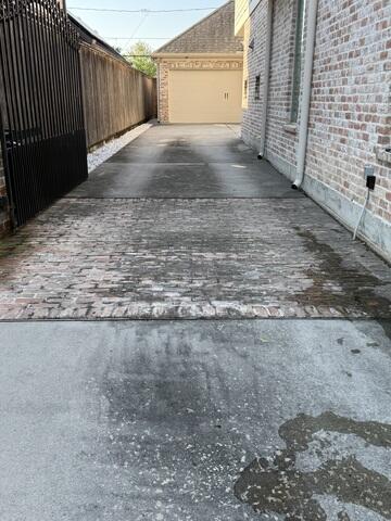 Driveway Cleaning in Houston, TX - Before Photo