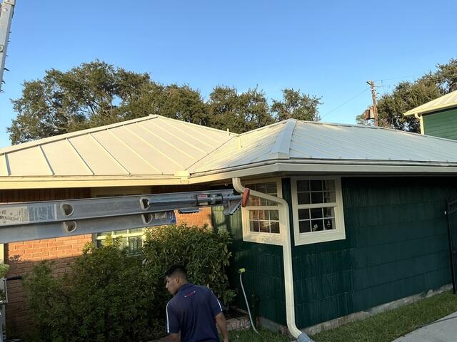 Metal Roof Treatment and Restoration in Houston, TX - After Photo