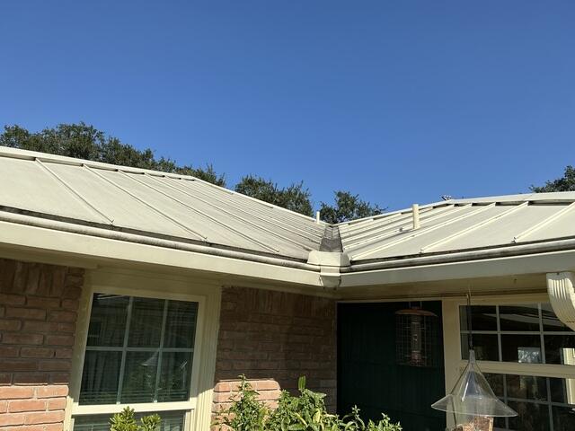 Metal Roof Treatment and Restoration in Houston, TX - Before Photo