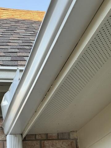Exterior Gutter Brightening in Houston, TX - After Photo