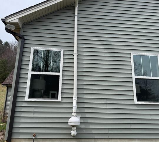 Radon Mitigation System installed in Deep Gap, North Carolina - After Photo
