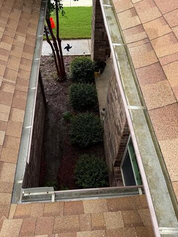 Gutter Guards Installation in Pflugerville, TX - Before Photo