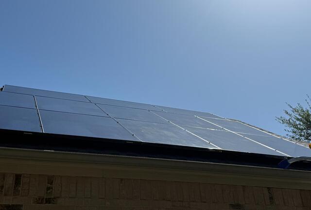 Solar Panel Cleaning in Austin, TX - After Photo