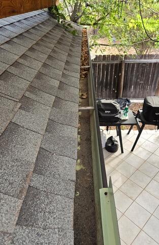 Gutter Cleaning in Cedar Park, TX - Before Photo