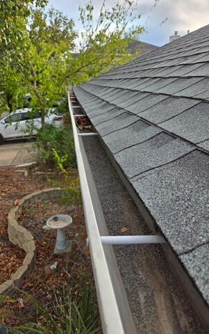 Rain Drop Pro Gutter Guards Installation in Cedar Park, TX - Before Photo