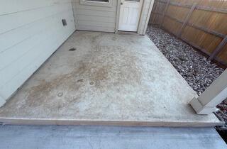 Back Patio Deep Clean in Georgetown, TX