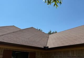 Black Algae Streaks on Shingle Cleaning in Cedar Park, TX