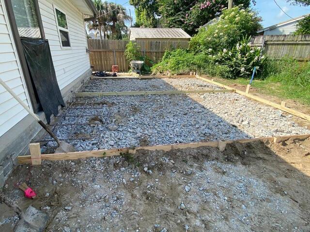 New Concrete Pour in Metairie, LA! - Before Photo