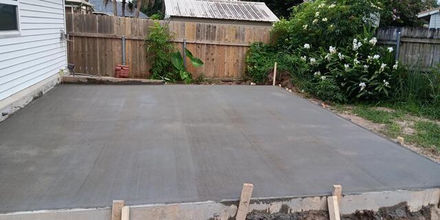 New Concrete Pour in Metairie, LA! - After Photo
