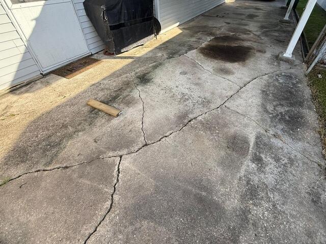 Concrete Lifting, Leveling, and Sealing in Avondale, LA! - Before Photo
